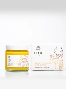 Masło shea z olejem rokitnikowo-marchewkowym do twarzy i ciała 120 ml