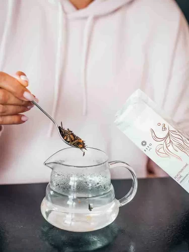 Herbata zielona Sencha z rokitnikiem, marchwią i kandyzowanym ananasem 50 g